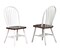 The Hamptons Collection Set of 2 White and Brown Andrews Arrowback Dining Chair